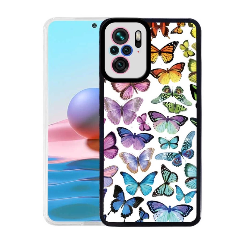 Xiaomi Poco M5S Kılıf Zore M-Fit Desenli Kapak