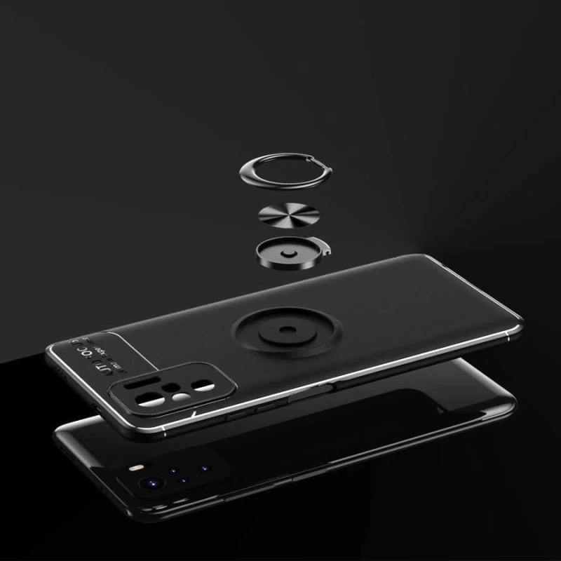 Xiaomi Poco M5S Kılıf Zore Ravel Silikon Kapak