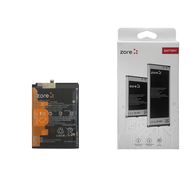 Xiaomi Poco X3 BN57 Zore A Kalite Uyumlu Batarya