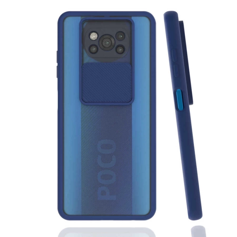 Xiaomi Poco X3 Kılıf Zore Lensi Kapak