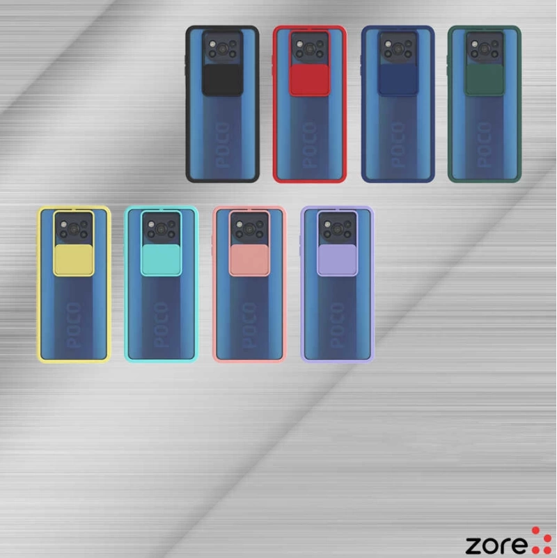 Xiaomi Poco X3 Kılıf Zore Lensi Kapak