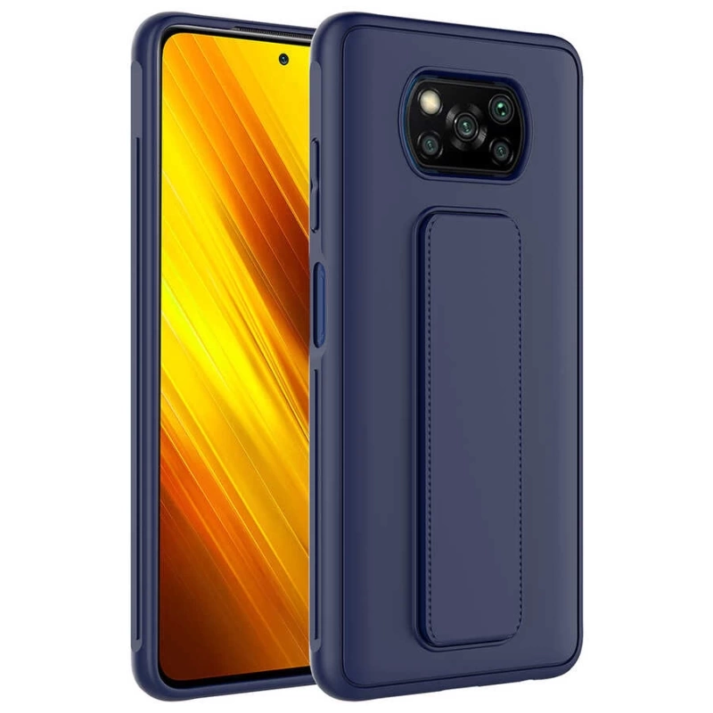 Xiaomi Poco X3 Kılıf Zore Qstand Kapak