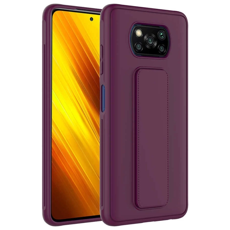 Xiaomi Poco X3 Kılıf Zore Qstand Kapak