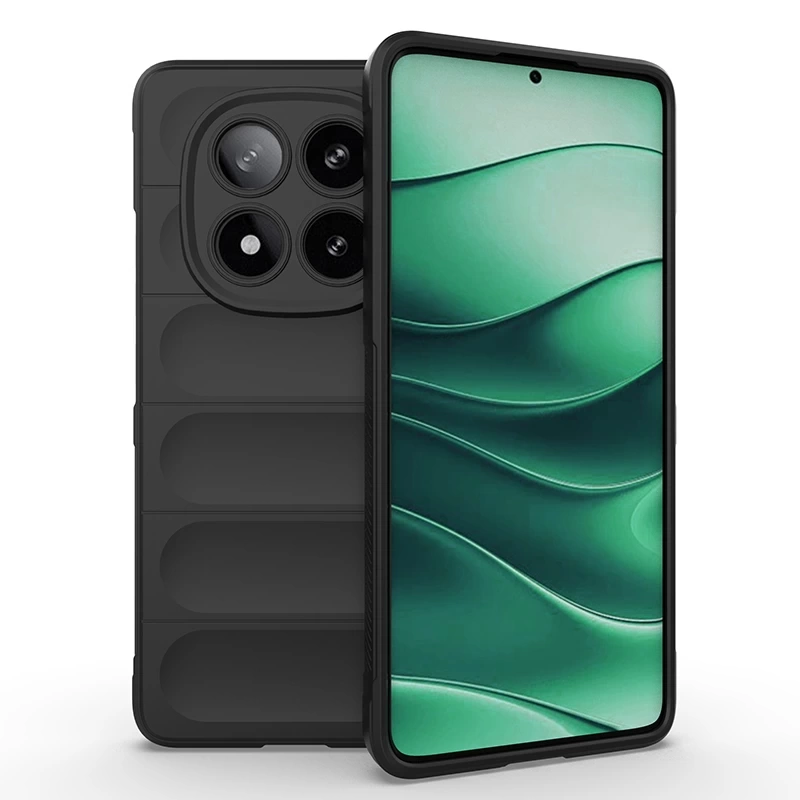 Xiaomi Poco X7 Kılıf Esnek TPU Oyuklu Arka Yüzey Tasarımlı Zore Etnik Silikon Kapak