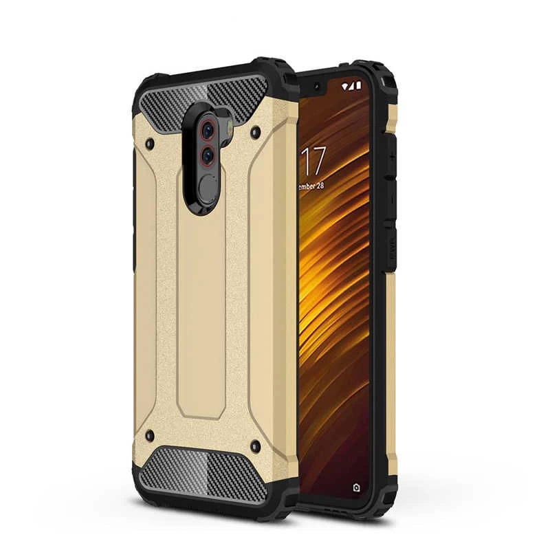 Xiaomi Pocophone F1 Kılıf Zore Crash Silikon Kapak