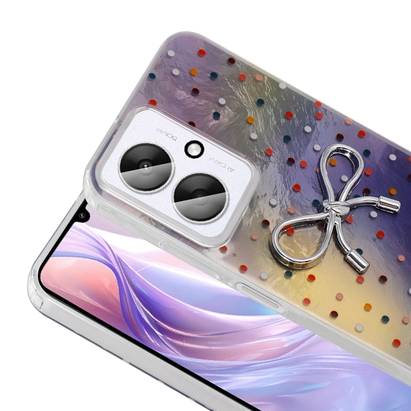 Xiaomi Redmi 13C Kılıf Kamera Korumalı Figürlü Zore Ponti Silikon Kapak