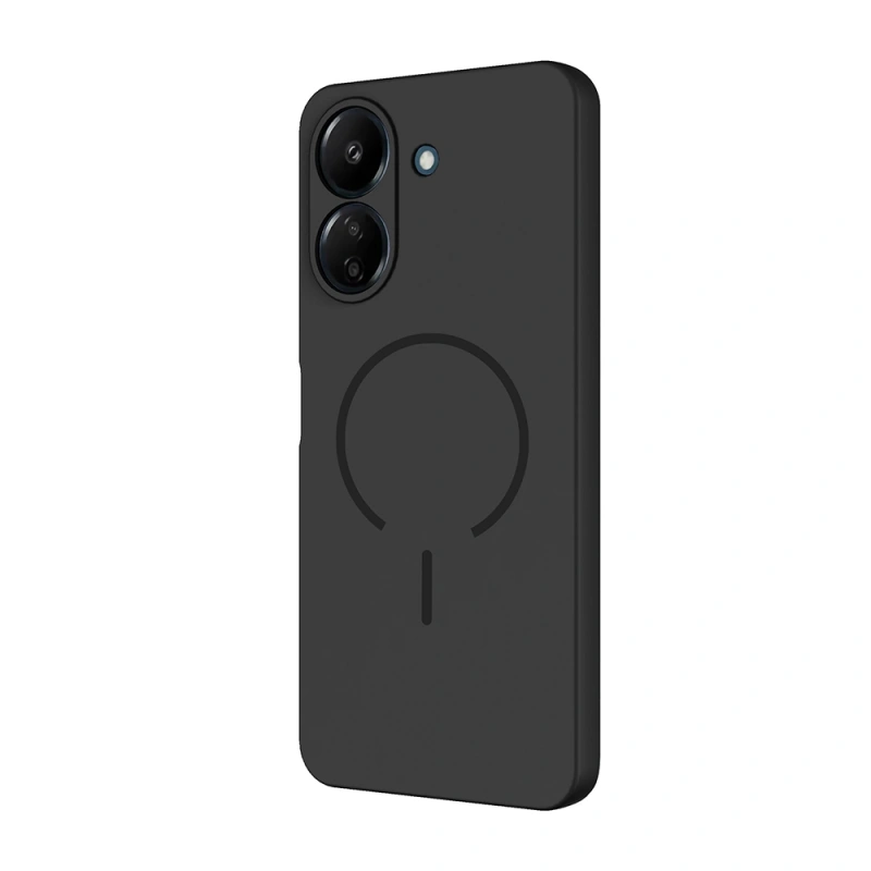 Xiaomi Redmi 13C Kılıf M-safe Şarj Özellikli Zore Meta Kapak