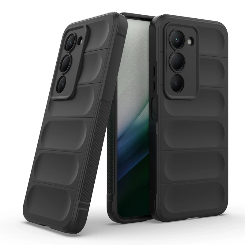 Xiaomi Redmi 15 Kılıf Esnek TPU Oyuklu Arka Yüzey Tasarımlı Zore Etnik Silikon Kapak