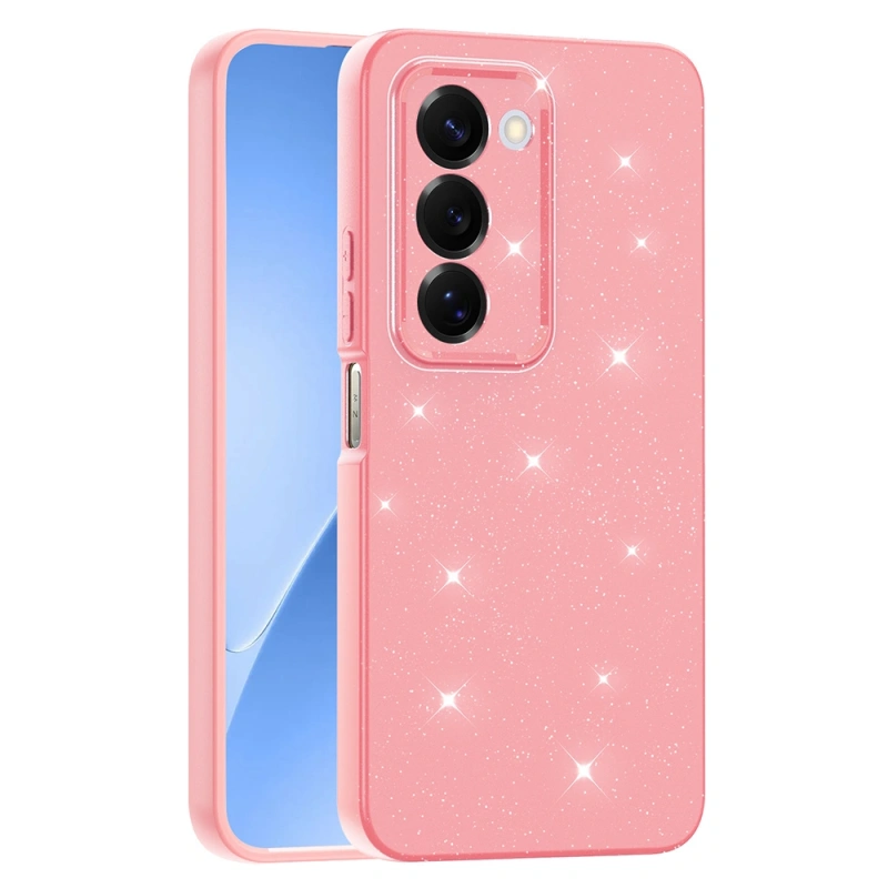 Xiaomi Redmi 15 Kılıf Kamera Korumalı Simli Lüks Zore Koton Kapak