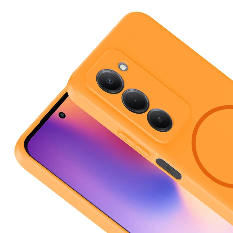 Xiaomi Redmi 15 Kılıf M-safe Şarj Özellikli Zore Meta Kapak