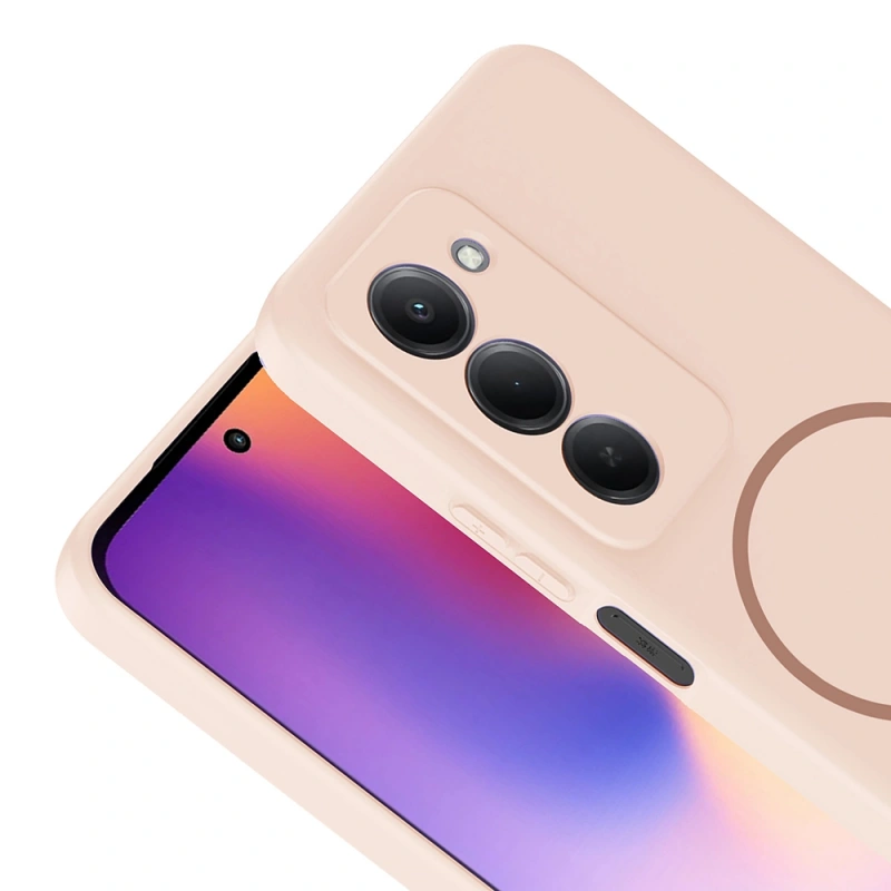 Xiaomi Redmi 15 Kılıf M-safe Şarj Özellikli Zore Meta Kapak