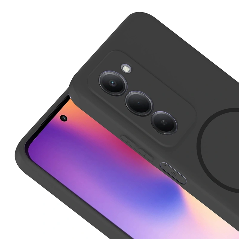 Xiaomi Redmi 15 Kılıf M-safe Şarj Özellikli Zore Meta Kapak