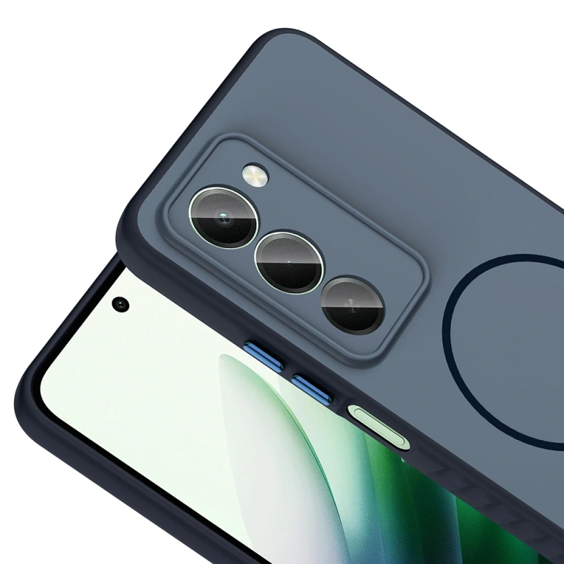 Xiaomi Redmi 15 Kılıf M-safe Şarj Özellikli Zore Tea Kapak