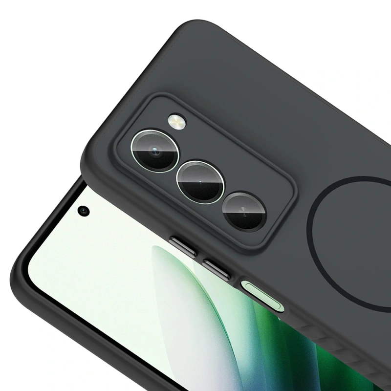 Xiaomi Redmi 15 Kılıf M-safe Şarj Özellikli Zore Tea Kapak