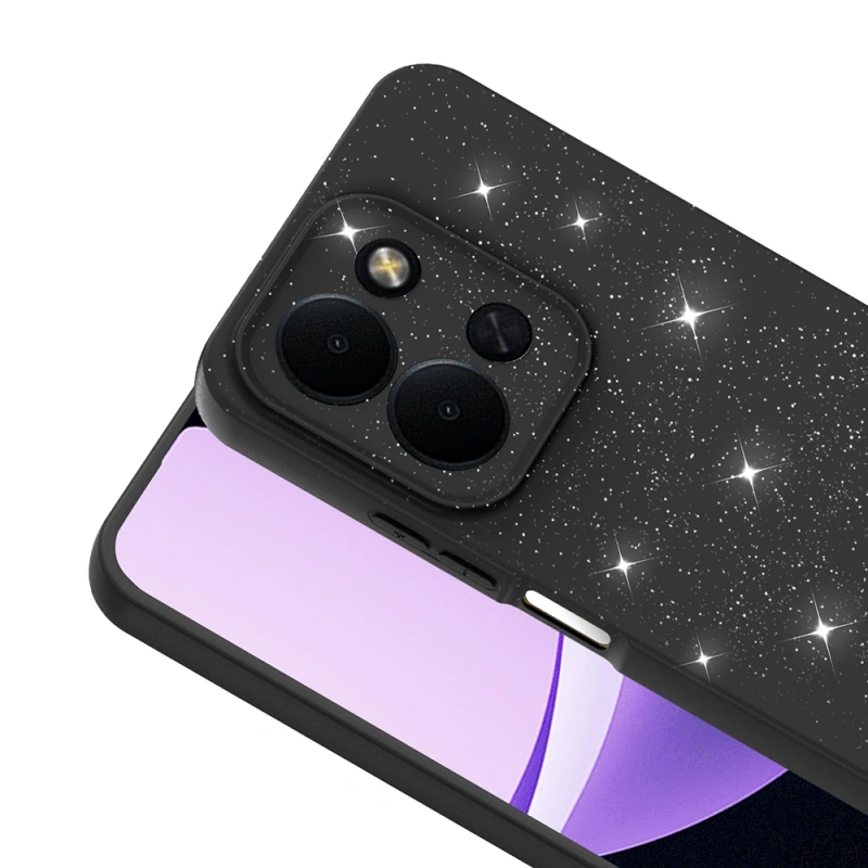 Xiaomi Redmi 15C Kılıf Kamera Korumalı Simli Lüks Zore Koton Kapak