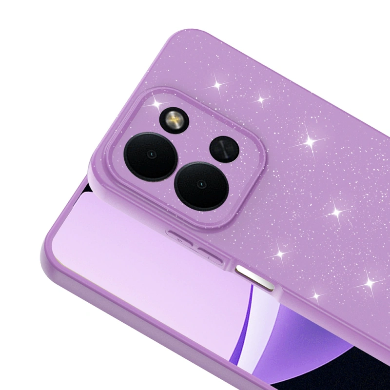 Xiaomi Redmi 15C Kılıf Kamera Korumalı Simli Lüks Zore Koton Kapak