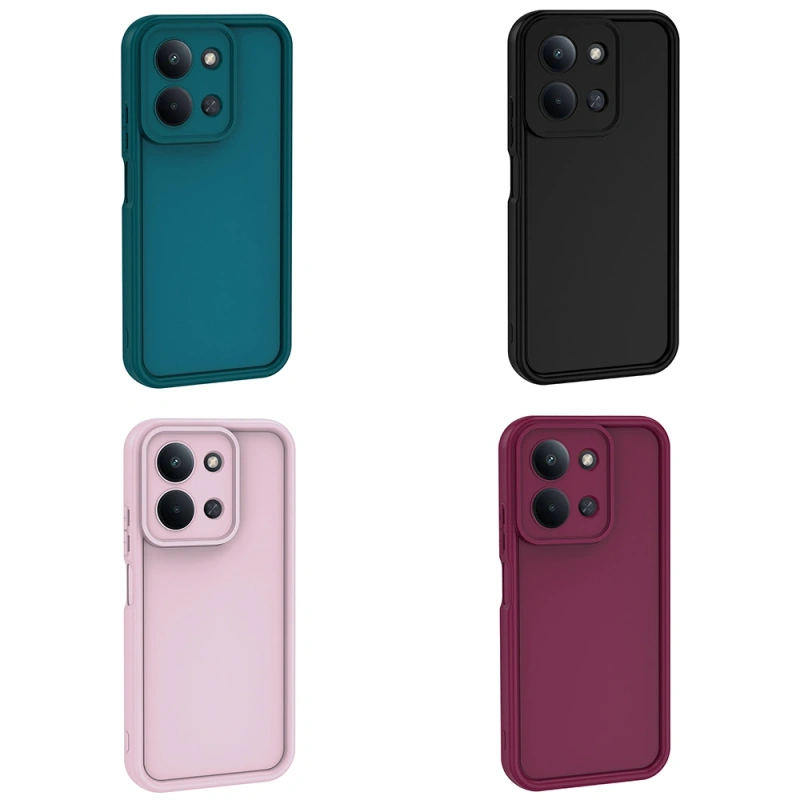 Xiaomi Redmi 15C Kılıf Kamera Korumalı Zore Ananas Kapak