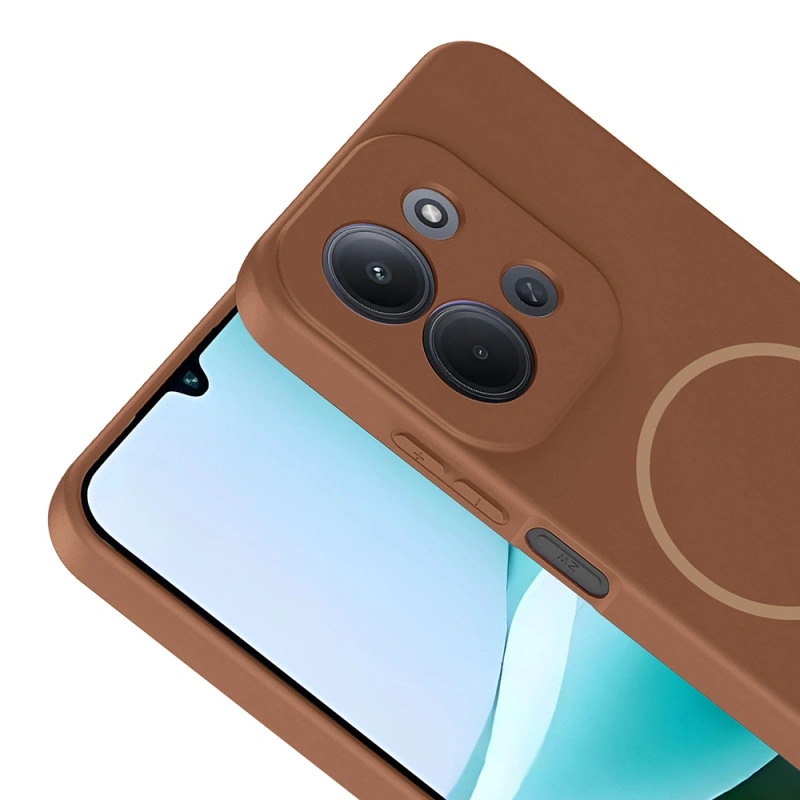 Xiaomi Redmi 15C Kılıf M-safe Şarj Özellikli Zore Meta Kapak