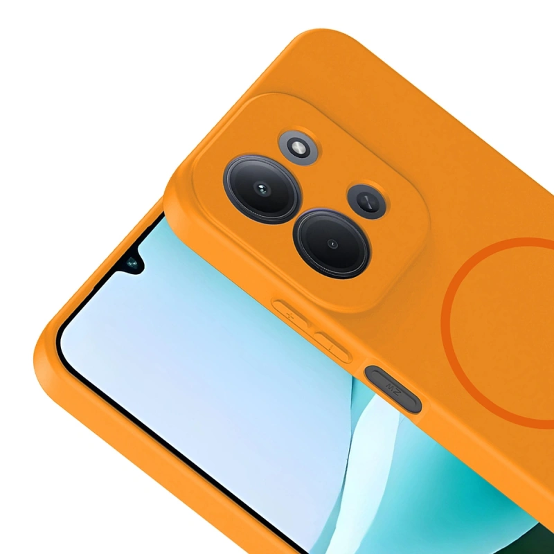 Xiaomi Redmi 15C Kılıf M-safe Şarj Özellikli Zore Meta Kapak