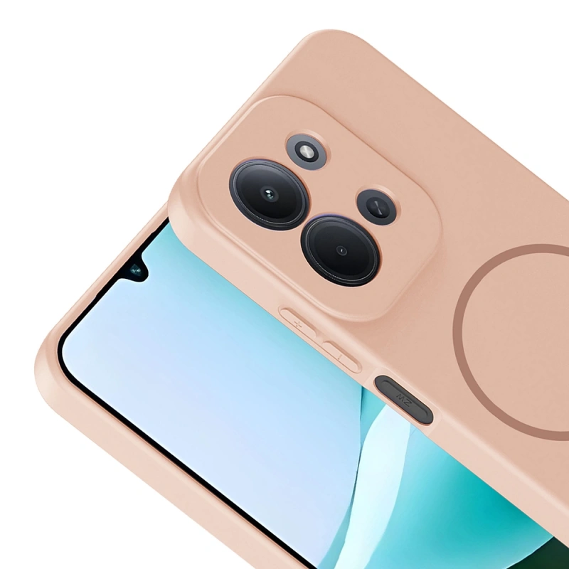 Xiaomi Redmi 15C Kılıf M-safe Şarj Özellikli Zore Meta Kapak