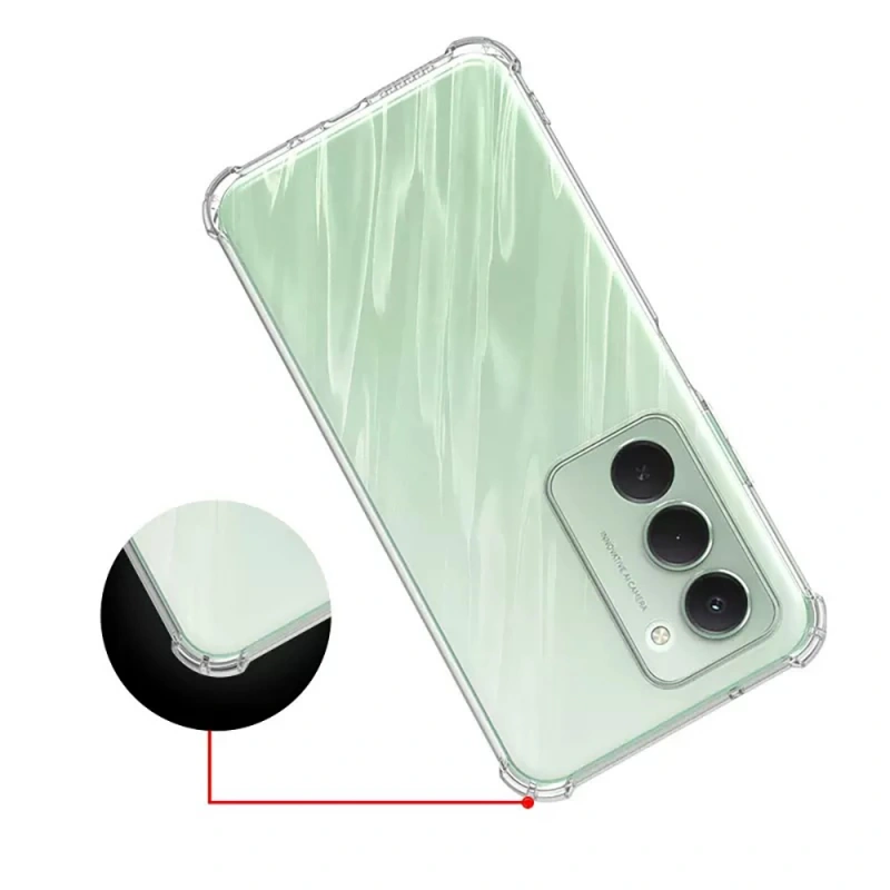 Xiaomi Redmi 15C Kılıf Zore 2mm Anti Shock Silikon