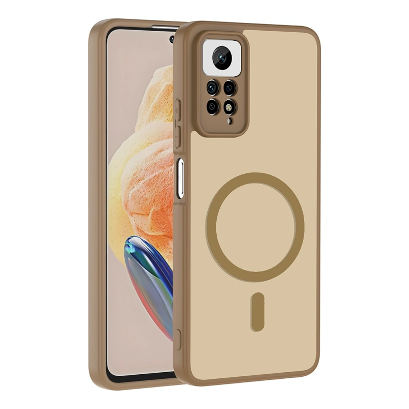 Xiaomi Redmi Note 12 Pro 4G Kılıf M-safe Şarj Özellikli Zore Babet Kapak