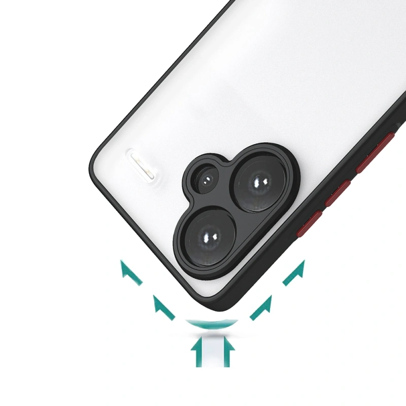 Xiaomi Redmi Note 13 5G Kılıf Zore Hux Kapak