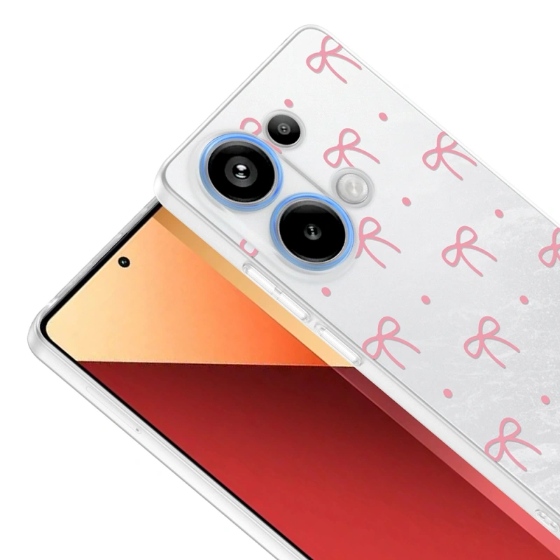 Xiaomi Redmi Note 13 Pro 4G Kılıf Kamera Korumalı Desenli Zore Klip Kapak