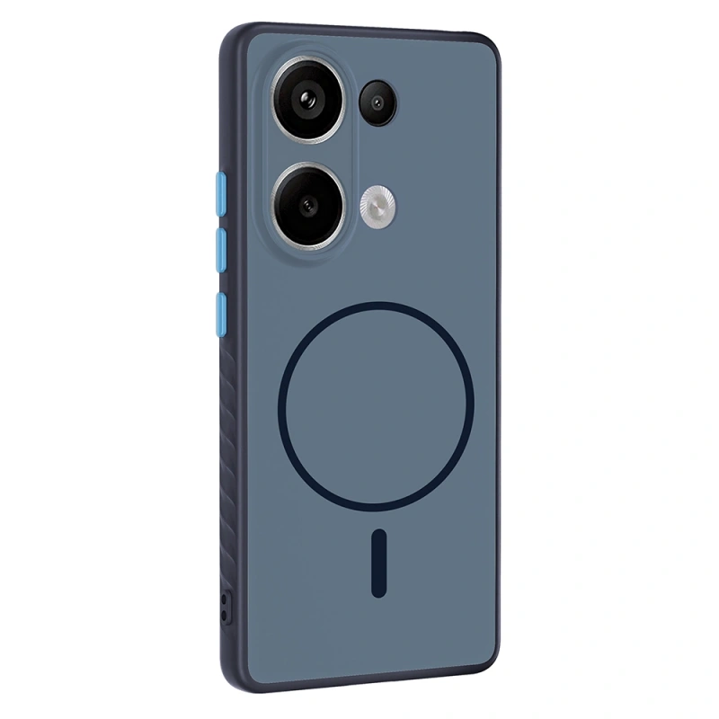 Xiaomi Redmi Note 13 Pro 4G Kılıf M-safe Şarj Özellikli Zore Tea Kapak