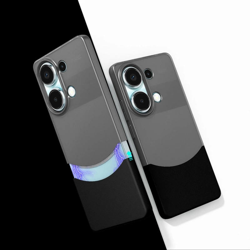 Xiaomi Redmi Note 13 Pro 4G Kılıf Mıknatıslı Zore Duble Kapak
