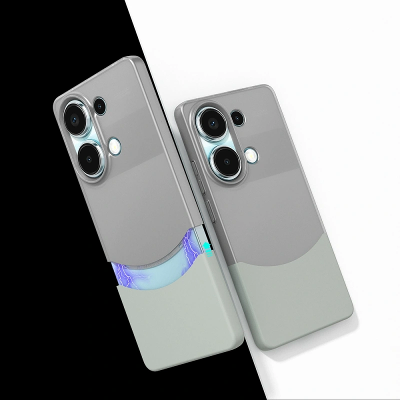 Xiaomi Redmi Note 13 Pro 4G Kılıf Mıknatıslı Zore Duble Kapak