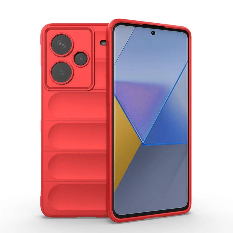 Xiaomi Redmi Note 13 Pro Plus 5G Kılıf Esnek TPU Oyuklu Arka Yüzey Tasarımlı Zore Etnik Silikon Kapak