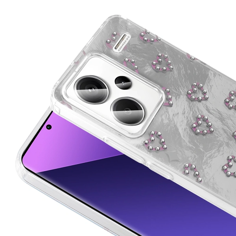 Xiaomi Redmi Note 13 Pro Plus 5G Kılıf Kamera Korumalı Figürlü Zore Ponti Silikon Kapak