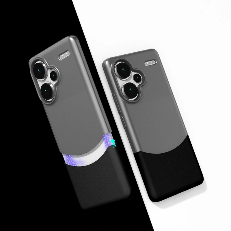 Xiaomi Redmi Note 13 Pro Plus 5G Kılıf Mıknatıslı Zore Duble Kapak