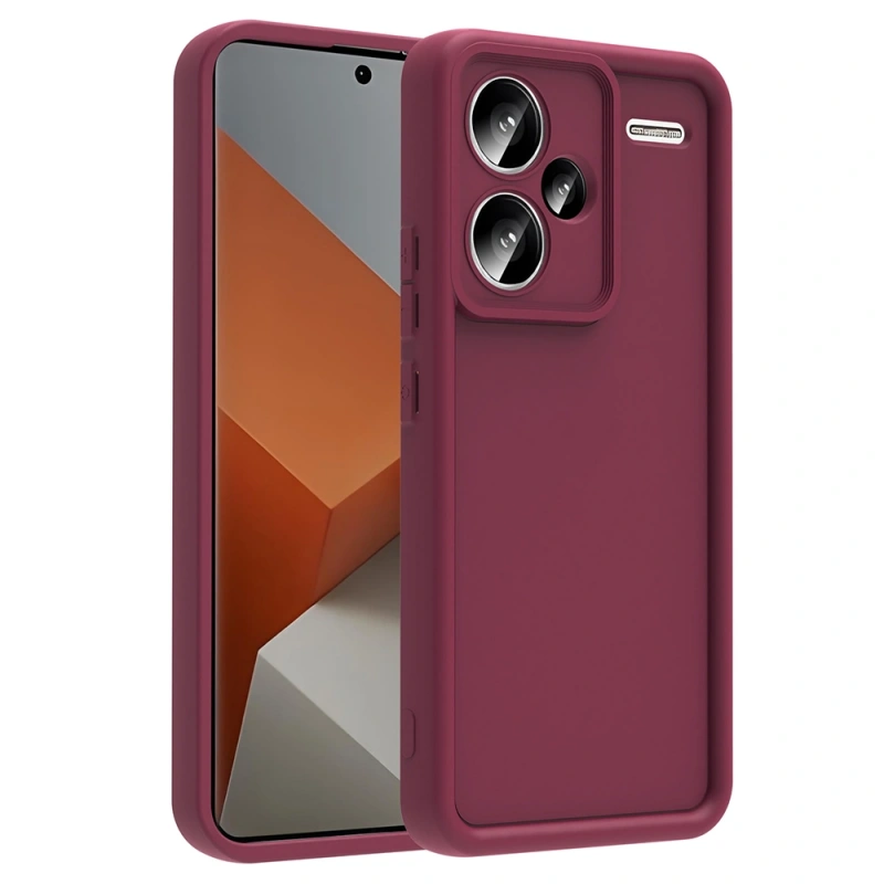 Xiaomi Redmi Note 13 Pro Plus Kılıf Kamera Korumalı Zore Ananas Kapak
