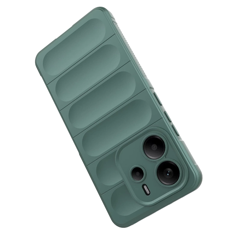 Xiaomi Redmi Note 14 4G Kılıf Esnek TPU Oyuklu Arka Yüzey Tasarımlı Zore Etnik Silikon Kapak