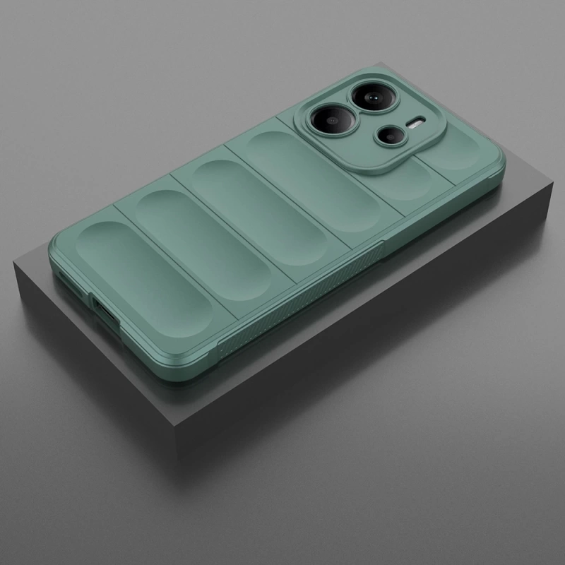 Xiaomi Redmi Note 14 4G Kılıf Esnek TPU Oyuklu Arka Yüzey Tasarımlı Zore Etnik Silikon Kapak
