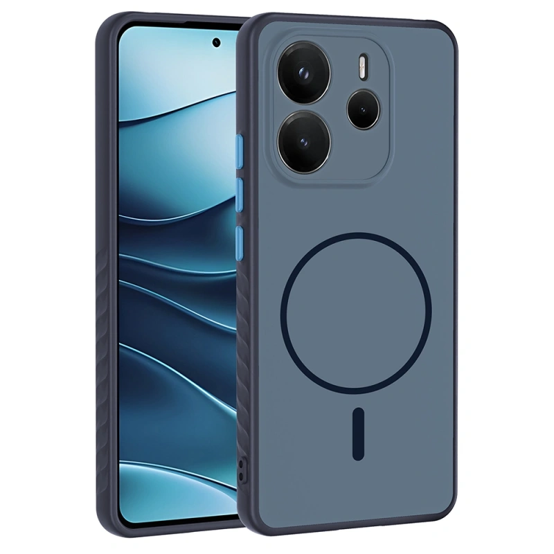 Xiaomi Redmi Note 14 4G Kılıf M-safe Şarj Özellikli Zore Tea Kapak