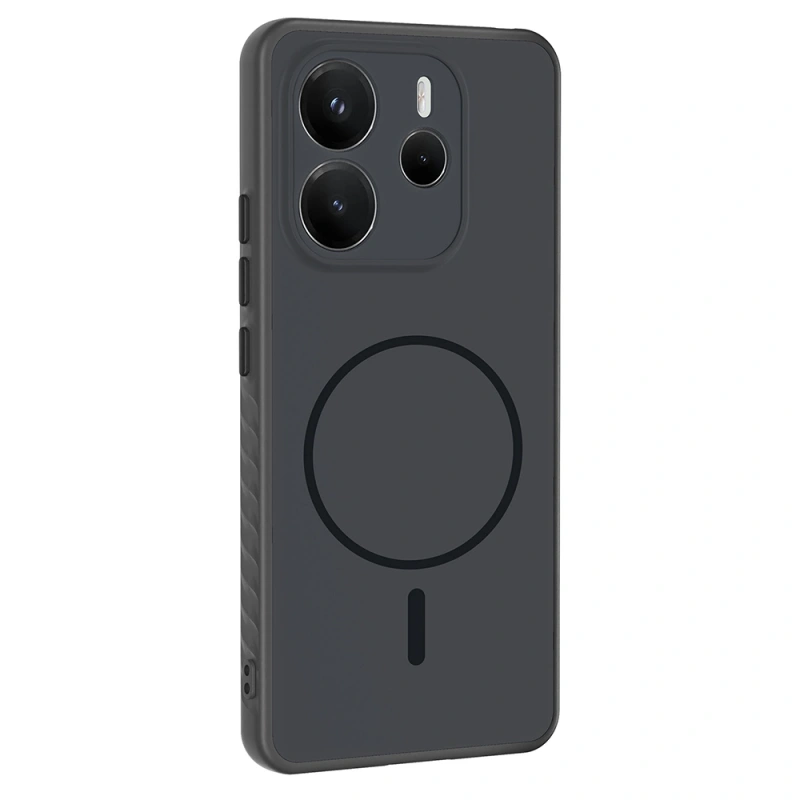 Xiaomi Redmi Note 14 4G Kılıf M-safe Şarj Özellikli Zore Tea Kapak