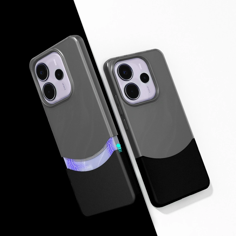 Xiaomi Redmi Note 14 4G Kılıf Mıknatıslı Zore Duble Kapak