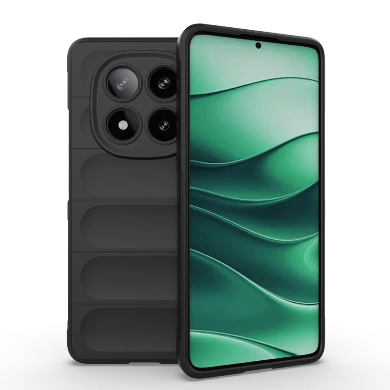 Xiaomi Redmi Note 14 5G Kılıf Esnek TPU Oyuklu Arka Yüzey Tasarımlı Zore Etnik Silikon Kapak
