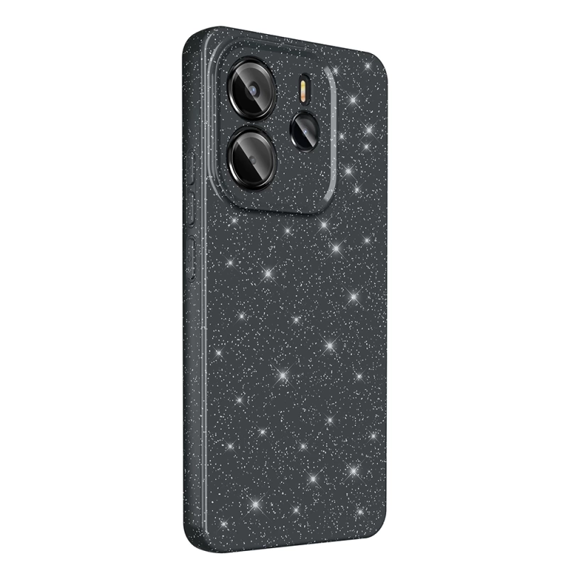 Xiaomi Redmi Note 14 5G Kılıf Kamera Korumalı Simli Lüks Zore Koton Kapak