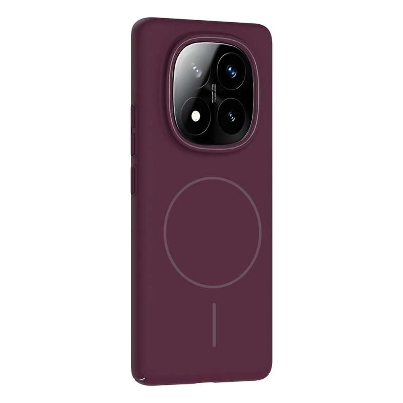 Xiaomi Redmi Note 14 Pro 4G Kılıf M-safe Şarj Özellikli Zore Ruby Sert Kapak