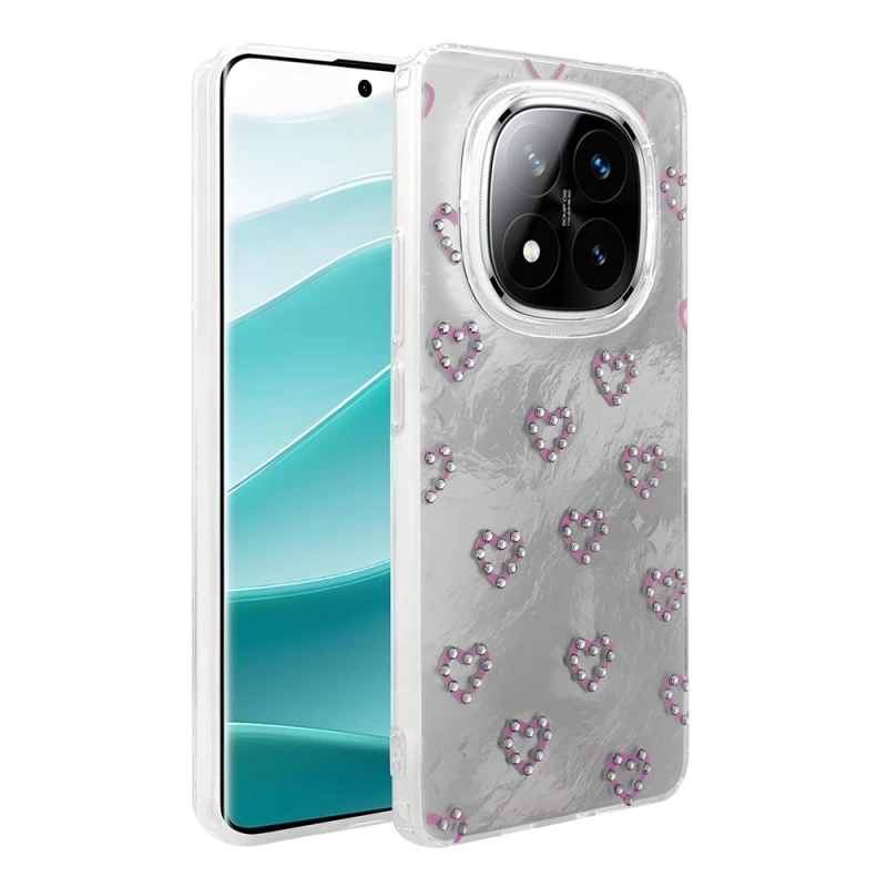 Xiaomi Redmi Note 14 Pro Plus Kılıf Kamera Korumalı Figürlü Zore Ponti Silikon Kapak