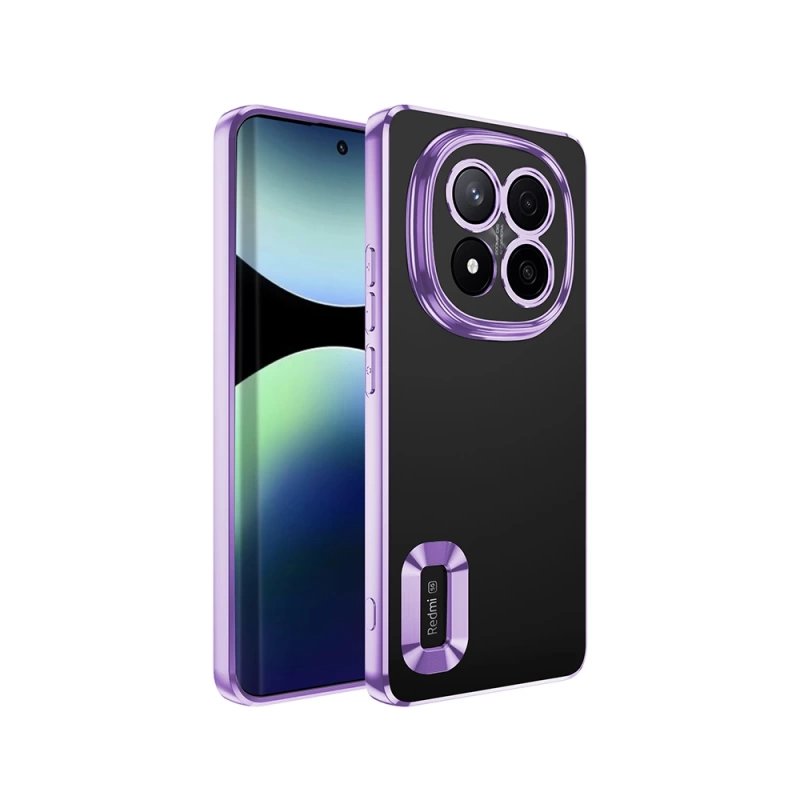 Xiaomi Redmi Note 14 Pro Plus Kılıf Kamera Korumalı Logo Gösteren Zore Omega Kapak