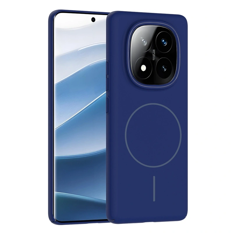 Xiaomi Redmi Note 14 Pro Plus Kılıf M-safe Şarj Özellikli Zore Ruby Sert Kapak