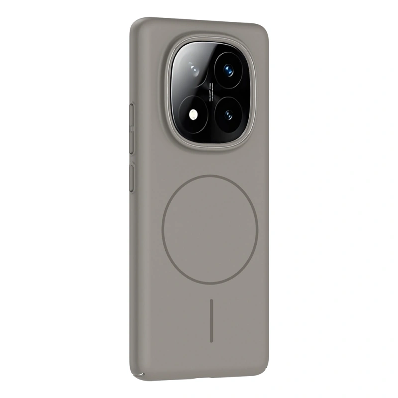 Xiaomi Redmi Note 14 Pro Plus Kılıf M-safe Şarj Özellikli Zore Ruby Sert Kapak