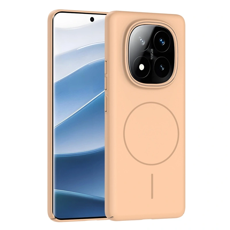 Xiaomi Redmi Note 14 Pro Plus Kılıf M-safe Şarj Özellikli Zore Ruby Sert Kapak