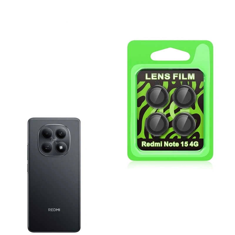Xiaomi Redmi Note 15 4G Zore CL-07 Kamera Lens Koruyucu