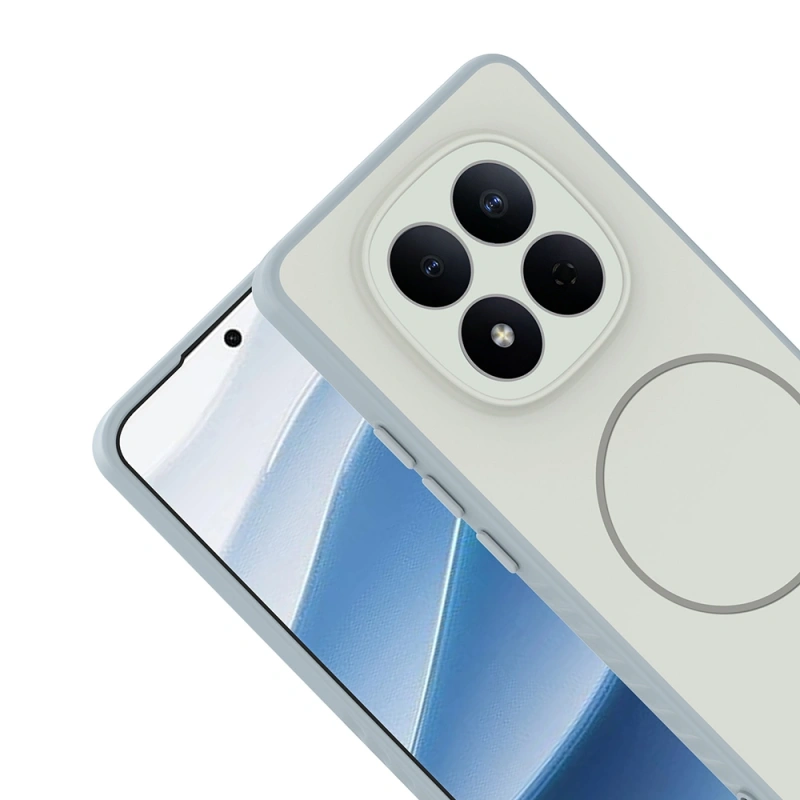 Xiaomi Redmi Note 15 5G Kılıf M-safe Şarj Özellikli Zore Tea Kapak